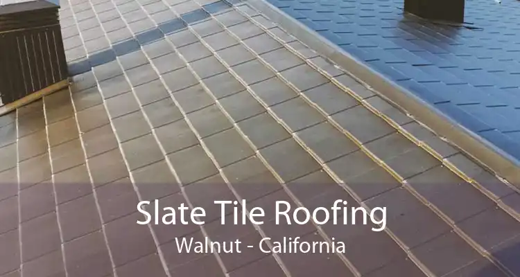 Slate Tile Roofing Walnut - California