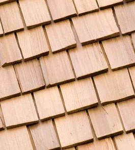Wood Shingles Roofing Walnut